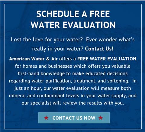 schedule a free water evaluation
